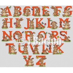 Rabbit alphabet (cross...